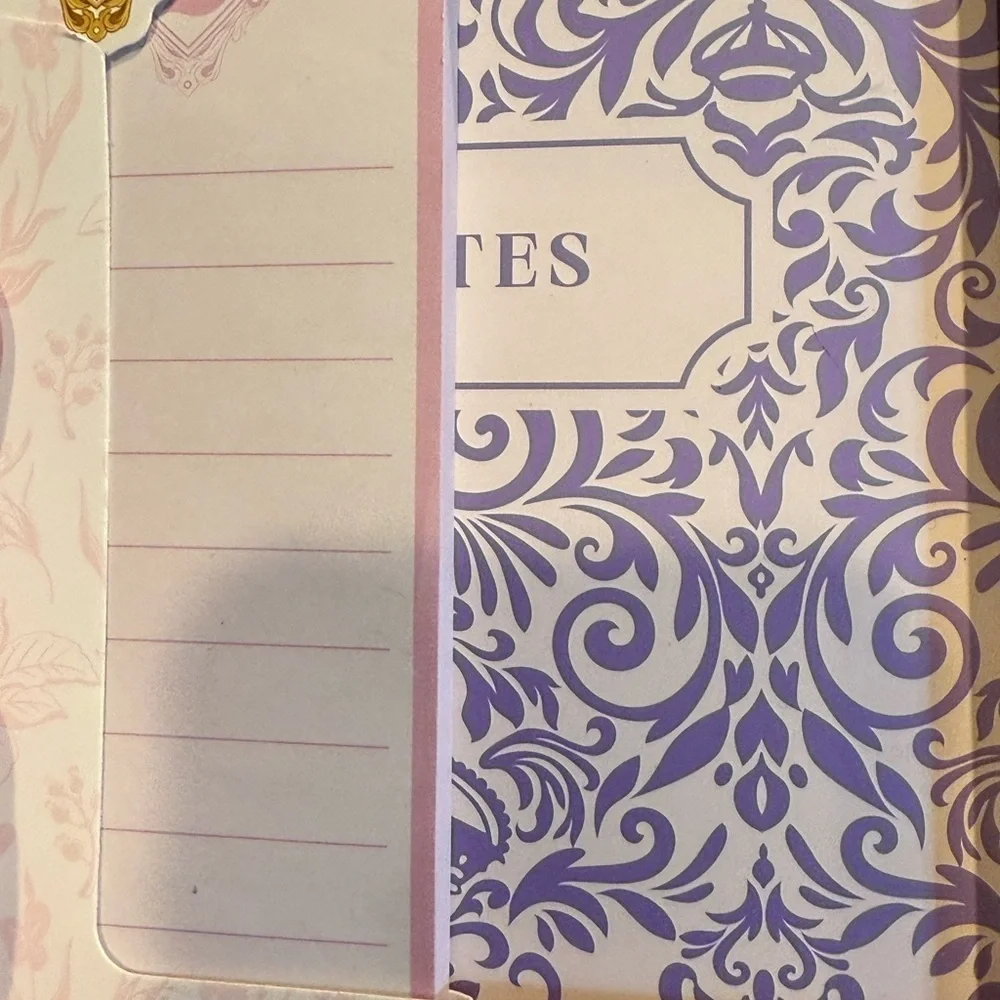 Bridgerton Stationery Notebook Ribbon Flowers and Bath Beads Set BRAND NEW